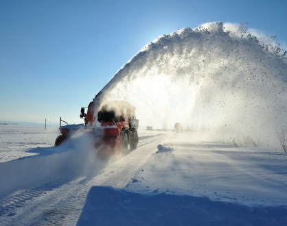 snow plowing