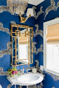 peel and stick diy wallpaper accent Emily Clarke