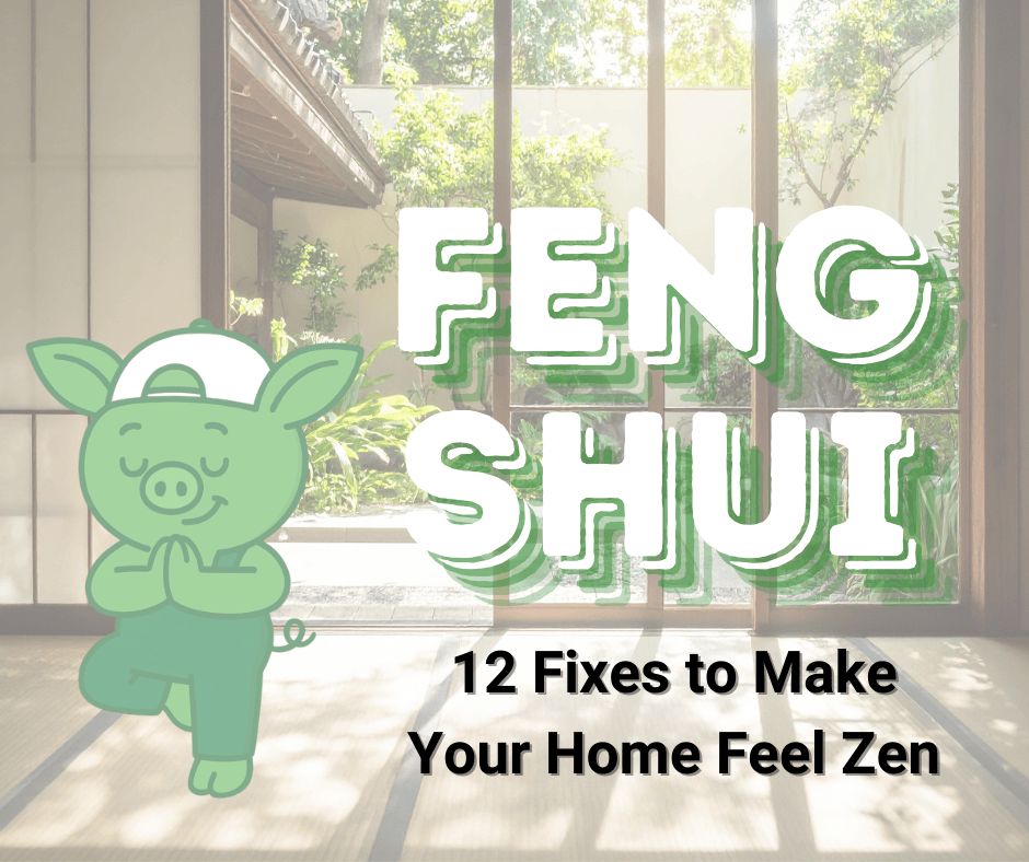 Clean, well-lit entryway with a plant and warm lighting for Lunar New Year feng shui refresh